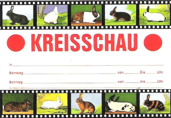 Plakat "Kreisschau"